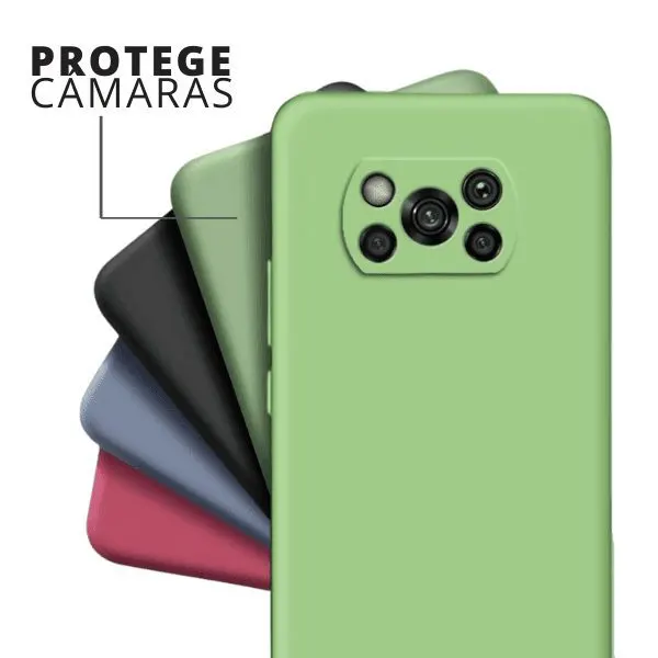 Xiaomi Poco X3 Protector Candy Silicon verde