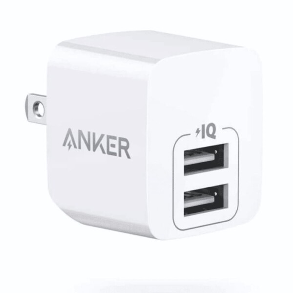 Anker PowerPort Mini Cargador de pared de doble puerto
