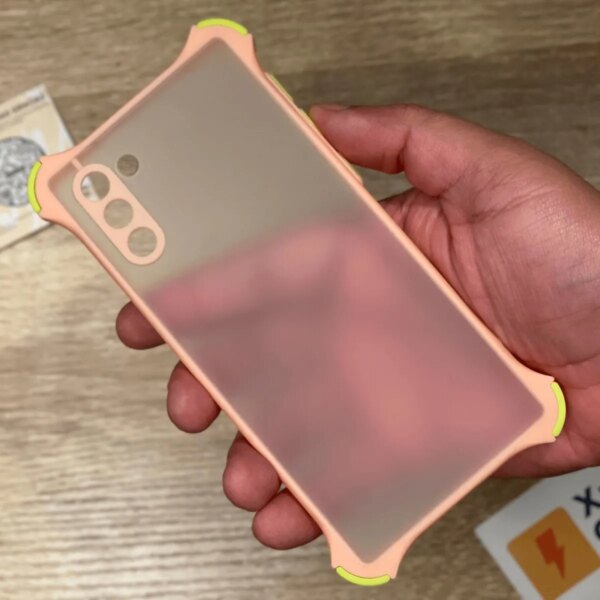 Samsung Galaxy Note 10 Protector antigolpes rosado