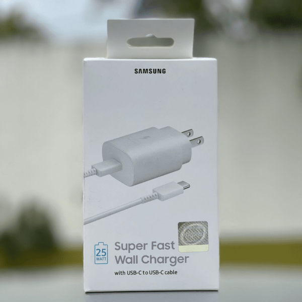 Samsung Original USB-C Cargador de carga súper rápida, 25 W