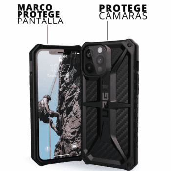 Protector UAG Monarch iPhone 12 Pro Negro