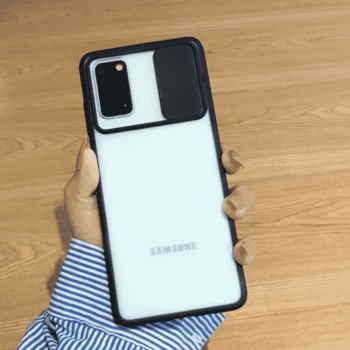 Samsung Galaxy S20 Plus cierre de cámaras Negro