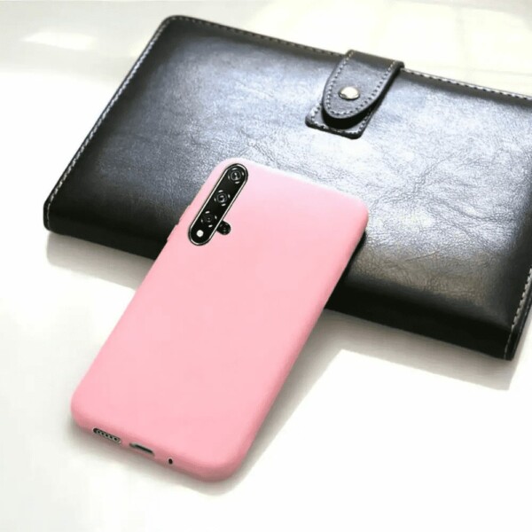 Huawei Nova 5T candy case New cam rosado