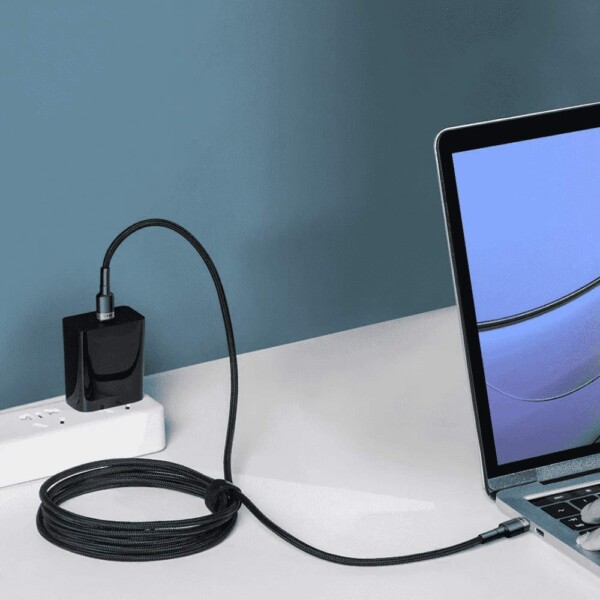 Cable USB Tipo C a Tipo C Baseus Carga y Datos Compatible con Samsung , Xiaomi, Huawei, MacBook Pro, Ipad