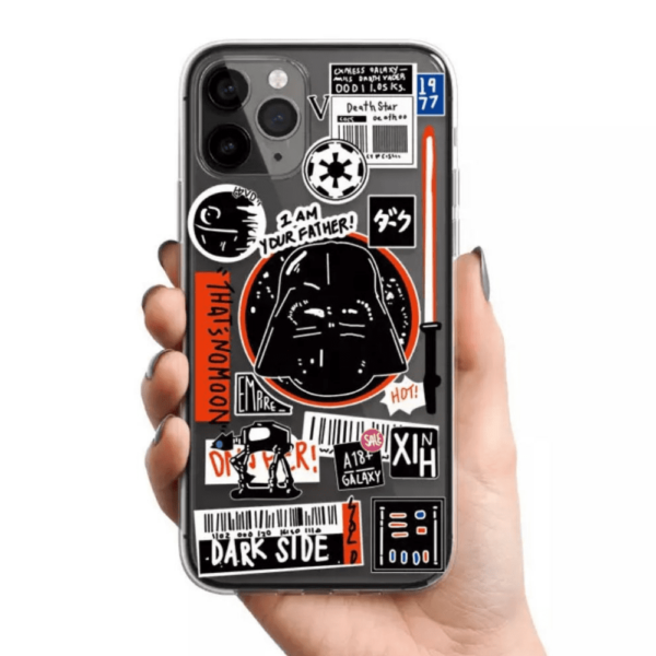Iphone Serie 11 Protector Silicon Transparente StarWars