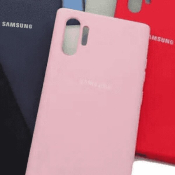 Samsung Galaxy Note 10 Plus Protector Silicon Rosado