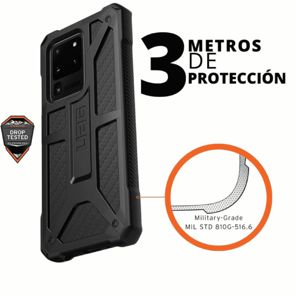 Samsung S20 Ultra Protector UAG Monarch Gris