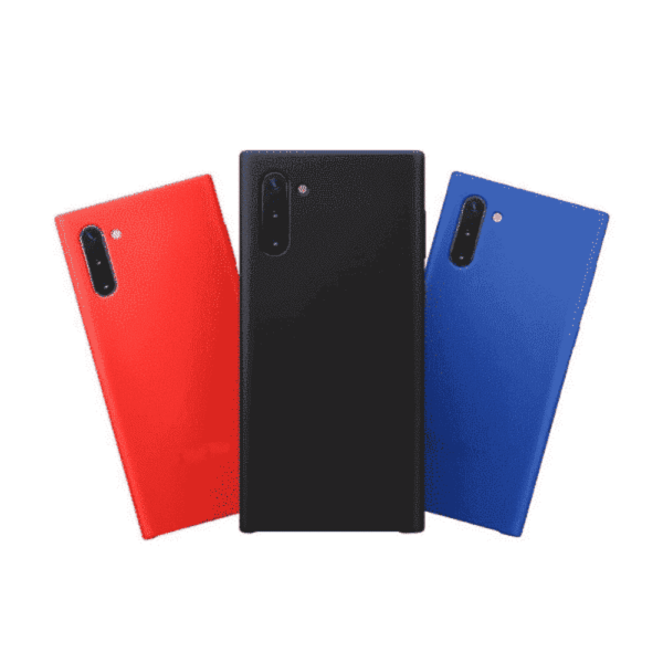 Samsung Galaxy Note 10 Plus Protector Silicon Negro