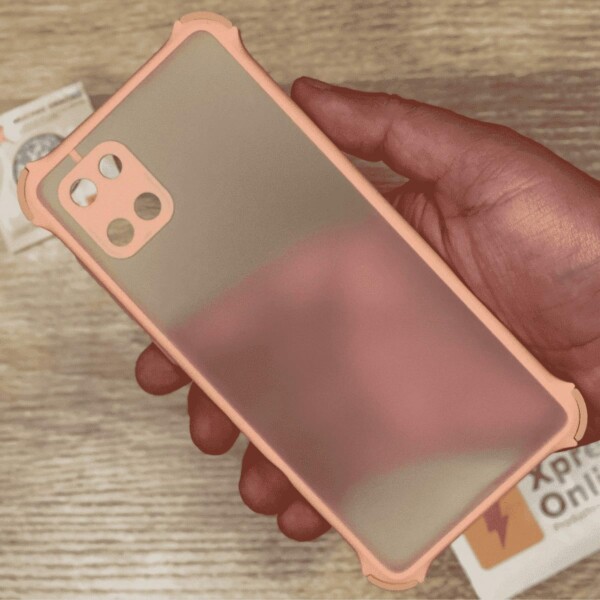 Galaxy Note 10 Lite protector antigolpes new cam rosado