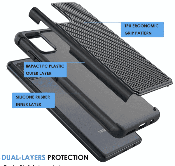 Samsung Galaxy A51 Protector Doble Capa anti golpes