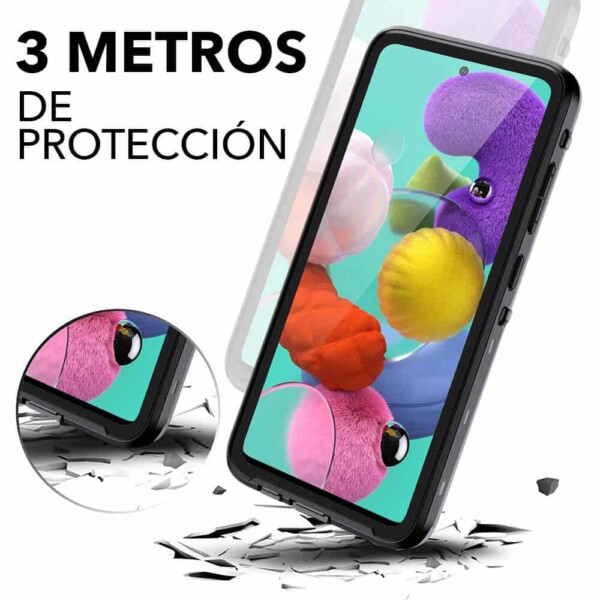Samsung Galaxy A52 Protector 360 negro