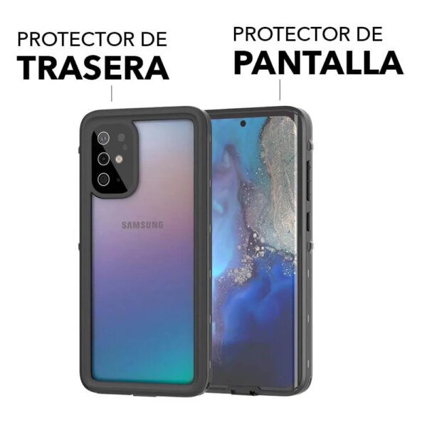 Samsung Galaxy S20 Plus Protector 360 franja verde