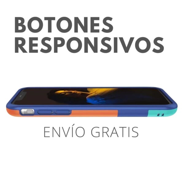 Iphone 11 Pro protector Retro Morado/verde aqua