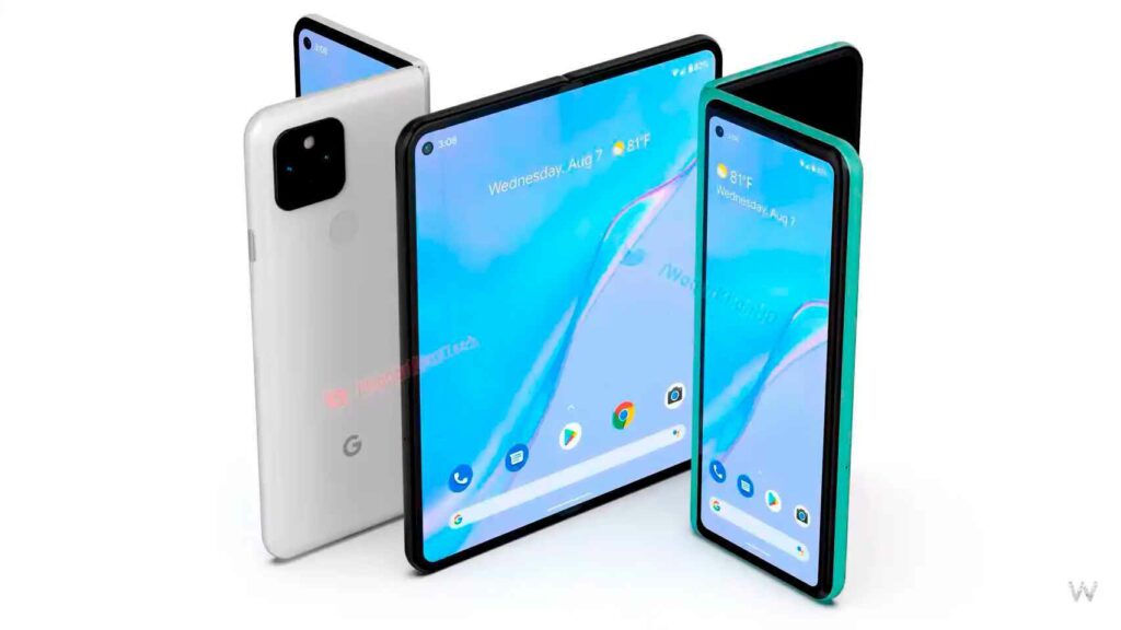 Una patente del móvil plegable de Google muestra un diseño similar al Samsung Galaxy Z Fold
