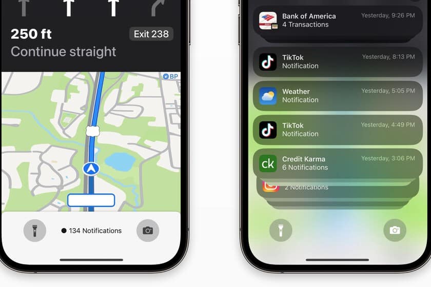 iOS 17 prepara la pesadilla de Google Maps: se filtra un rediseño de Apple Maps en la pantalla de bloqueo
