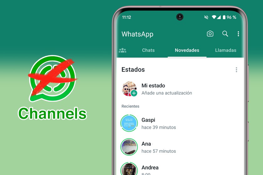 Cómo quitar los canales en WhatsApp y recuperar la vista vertical de los Estados